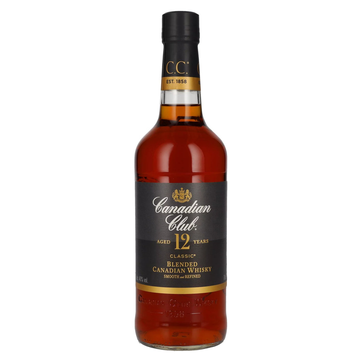 Canadian Club CLASSIC 12 Years Old Small Batch Blended Canadian Whisky 40% vol. 0,7 l