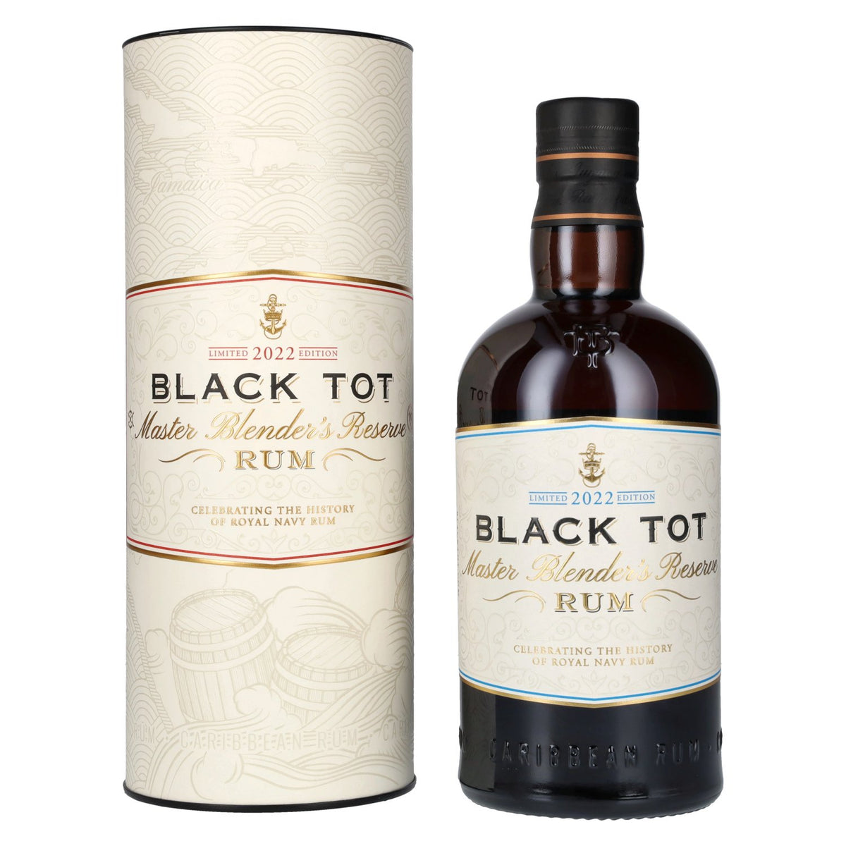 Black Tot Rum Master Blender's Reserve, édition limitée 2022, 54,5 % vol., 0,7 l, dans un coffret cadeau