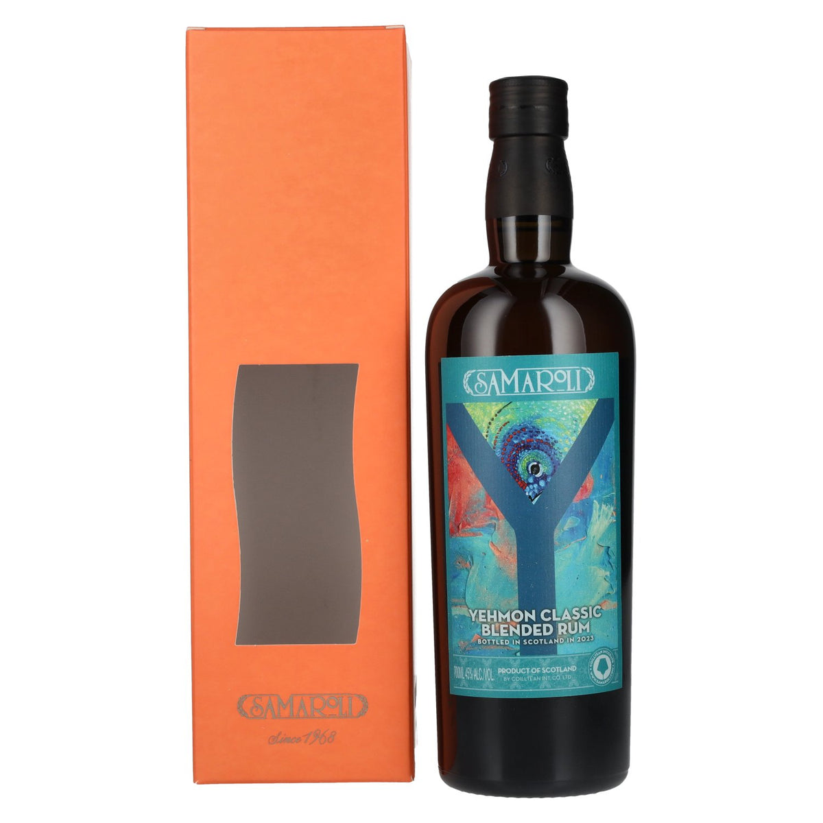 Samaroli Yehmon Classic Blended Rum 2023 45 % vol., 0,7 l, dans un coffret cadeau