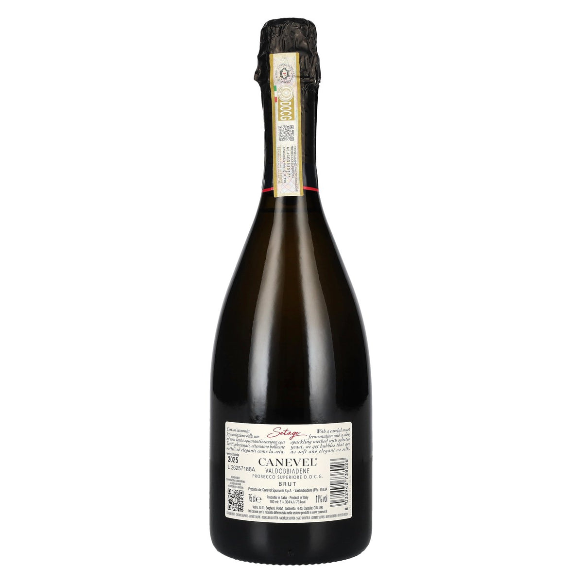 Canevel Valdobbiadene Prosecco Superiore Setàge Brut DOCG 2025 11% vol. 0,75 l
