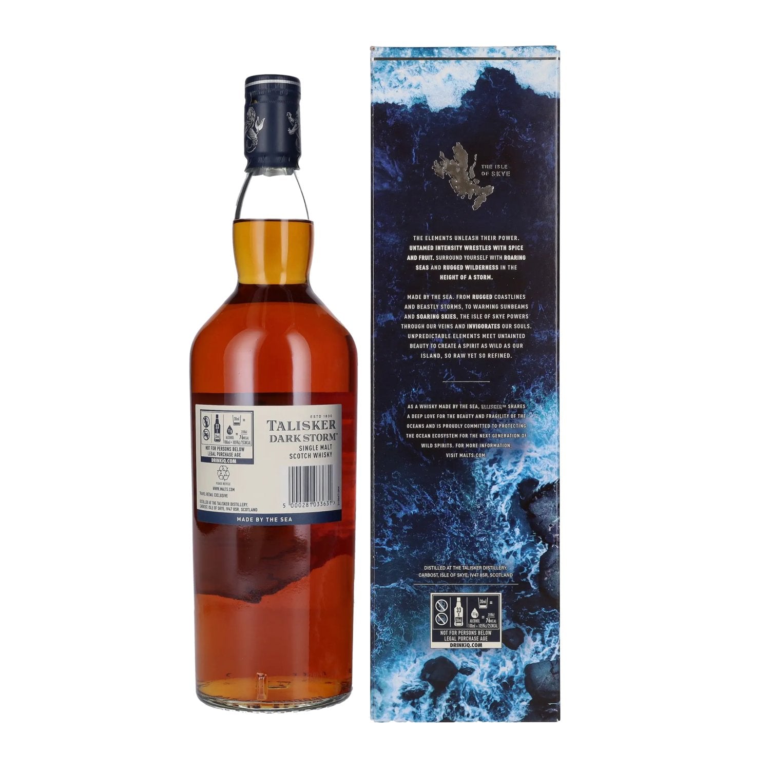 Talisker Dark Storm Single Malt Scotch Whisky 45,8% Vol. 1l in Geschenkbox