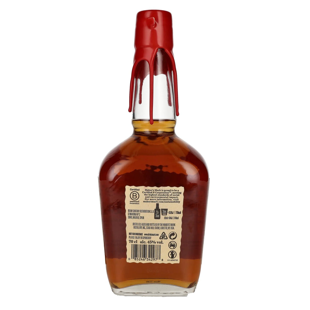 Maker's Mark Kentucky Straight Bourbon Whisky 45% vol. 0,7 l