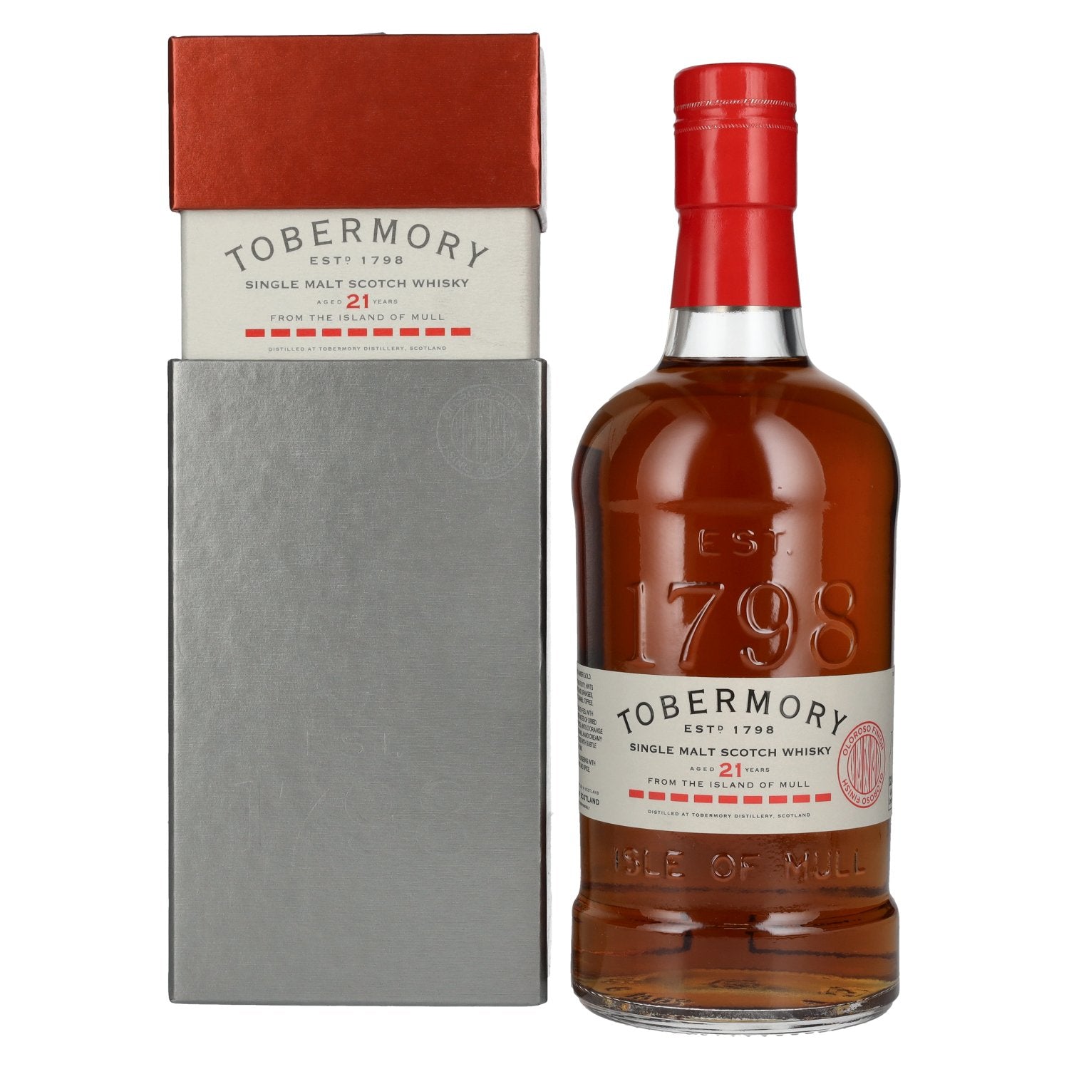 Tobermory 21 Years Old Single Malt Oloroso Cask Finish 46,3% Vol. 0,7l in gift box