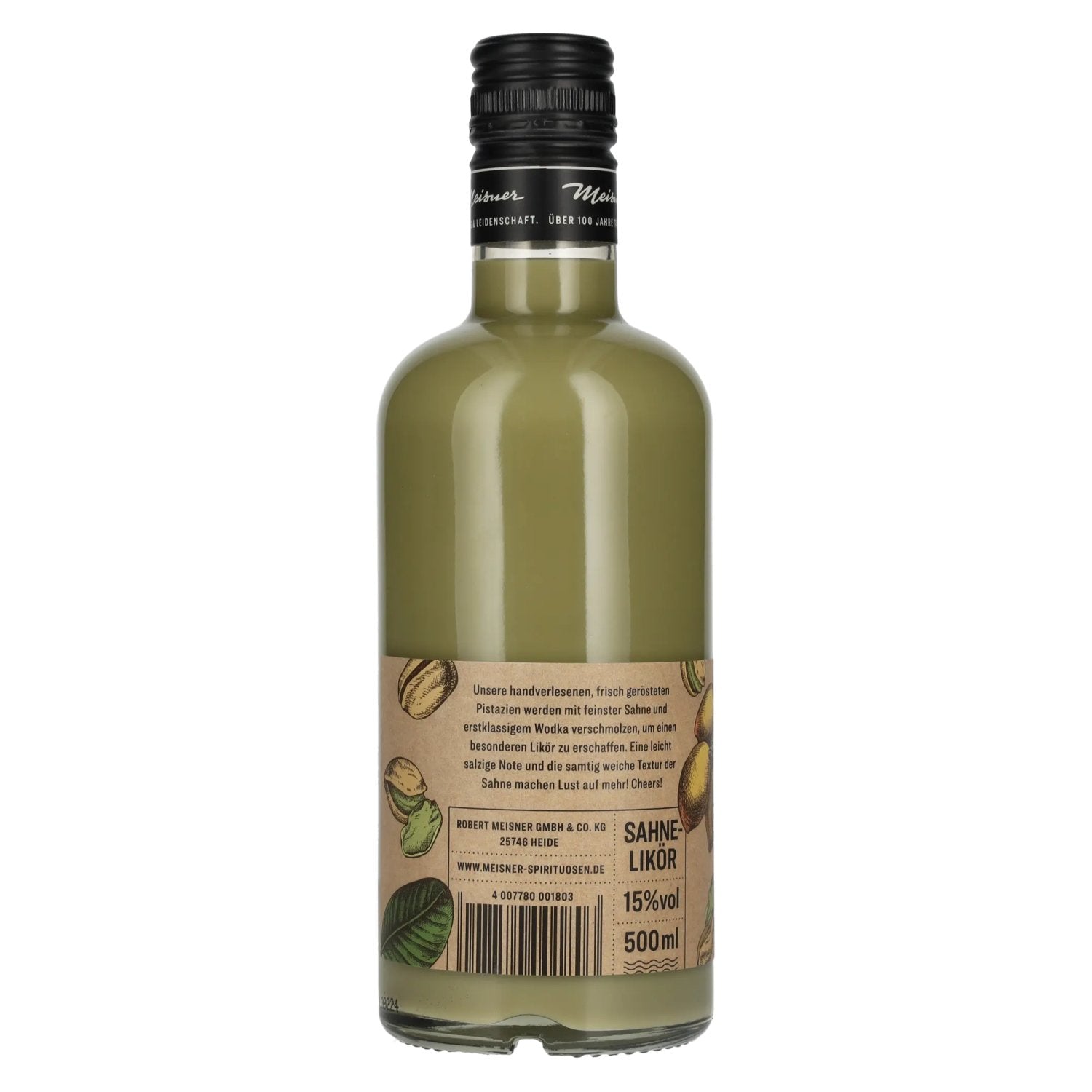 Meisner Pistazien Sahnelikör 15% Vol. 0,5l