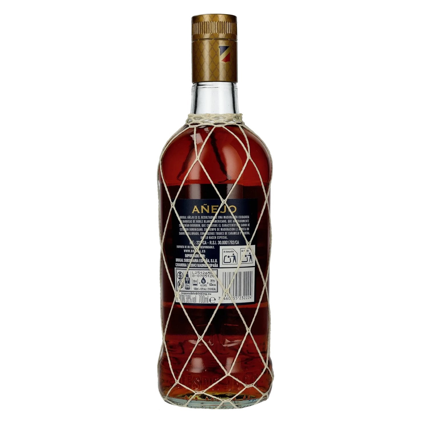 Brugal AÑEJO Ron Dominicano 38% Vol. 0,7l