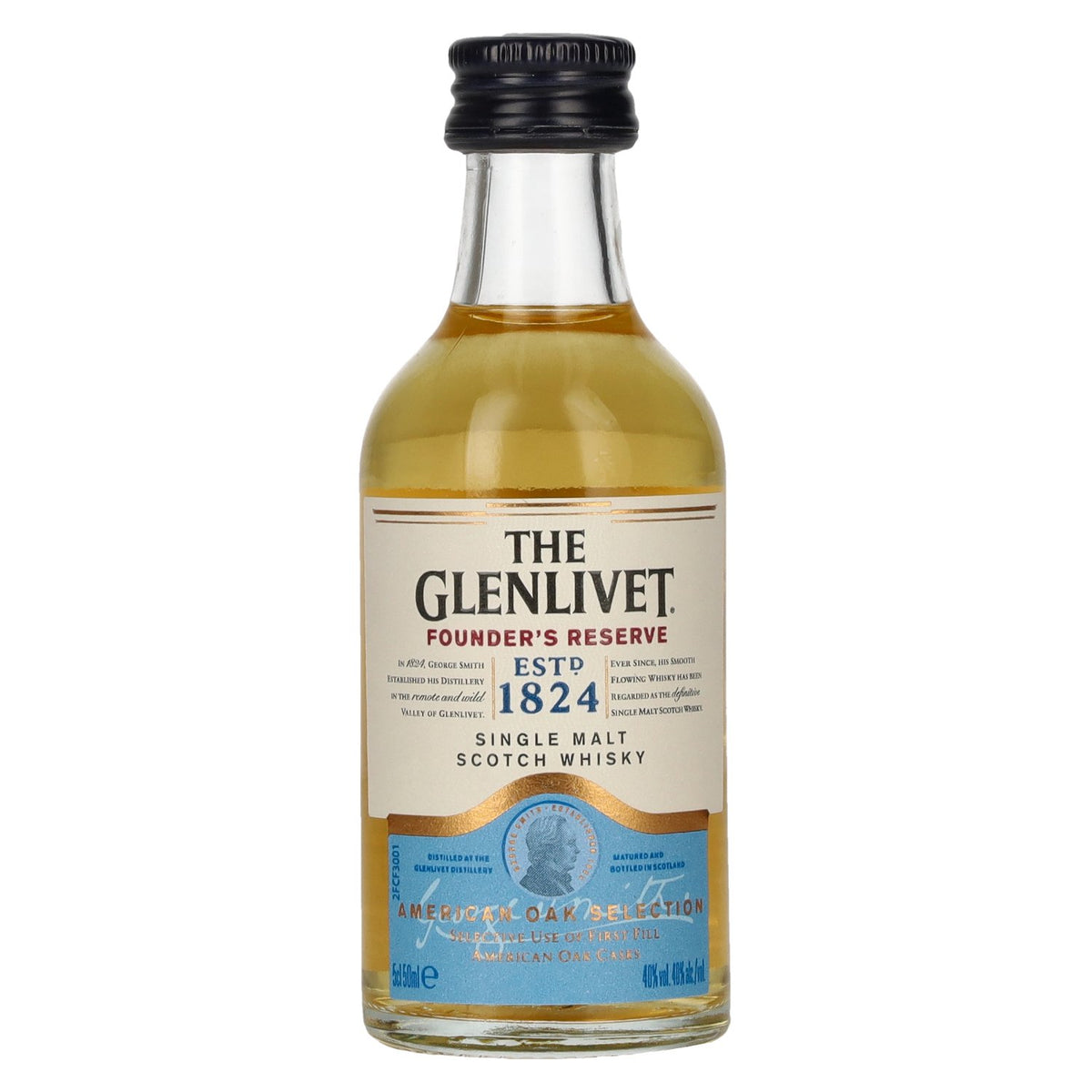 The Glenlivet FOUNDER'S RESERVE American Oak Selection 40% vol. 0,05 l