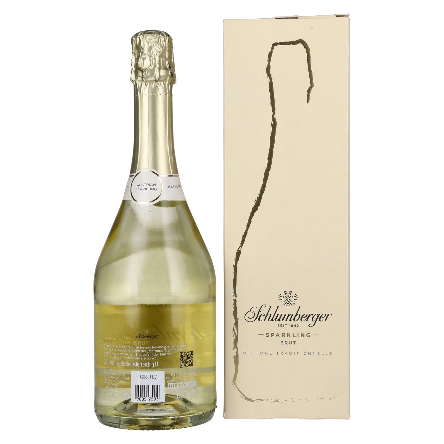 Schlumberger Sparkling KLASSIK Brut 12% Vol. 0,75l in Geschenkbox