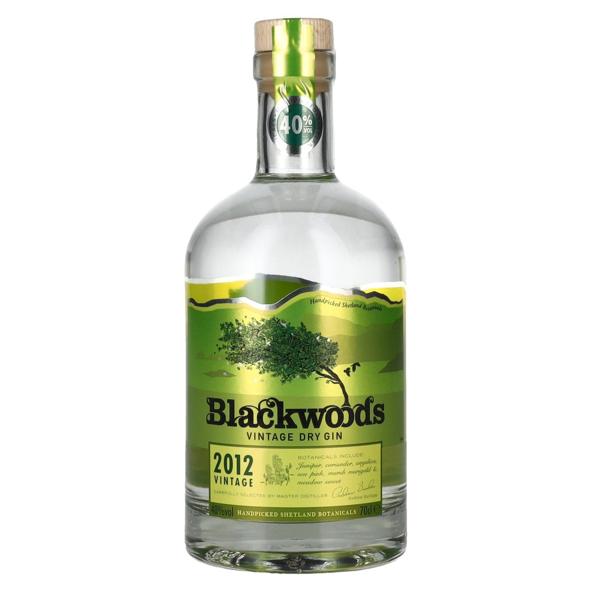 Blackwoods Vintage Dry Gin 2012 40 % vol. 0,7 l