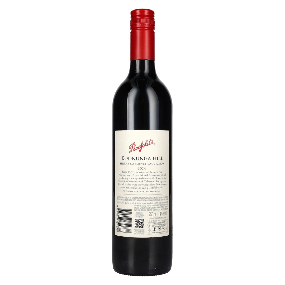 Penfolds Koonunga Hill Shiraz Cabernet Sauvignon 2024 14,5 % vol. 0,75 l