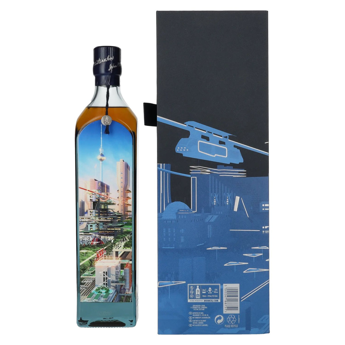 Johnnie Walker Blue Label City Edition Berlin Blended Scotch Whisky 40% ABV 0.7l in a gift box