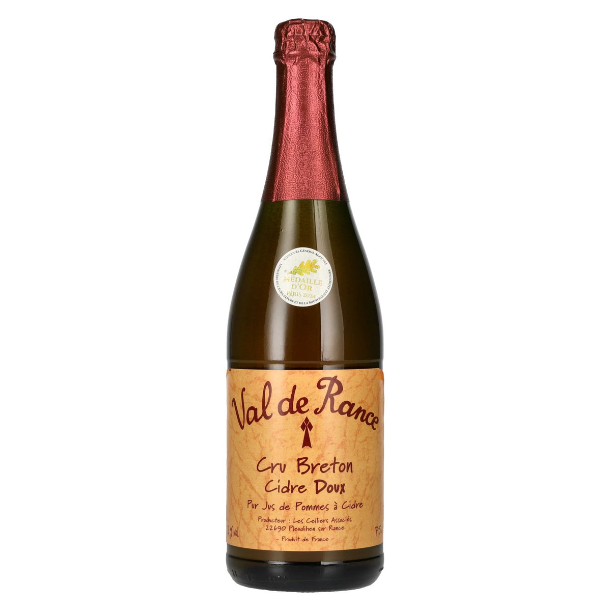 Val de Rance Cru Breton Sweet Cider 2% ABV 0.75 l