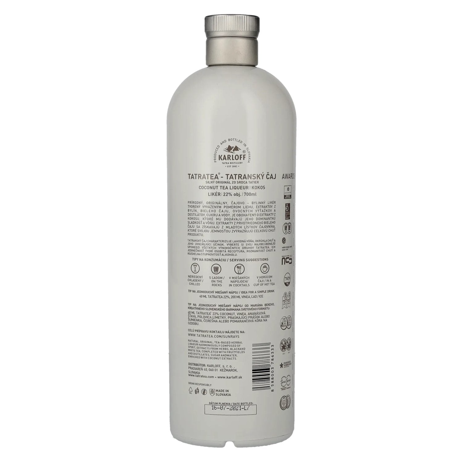 TATRATEA Coconut Tea Liqueur 22% Vol. 0,7l