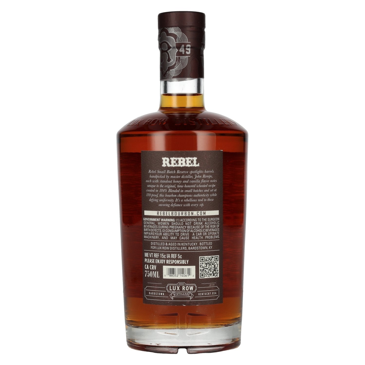 Rebels Small Batch Reserve Kentucky Straight Bourbon Whiskey 55% Vol. 0,75l