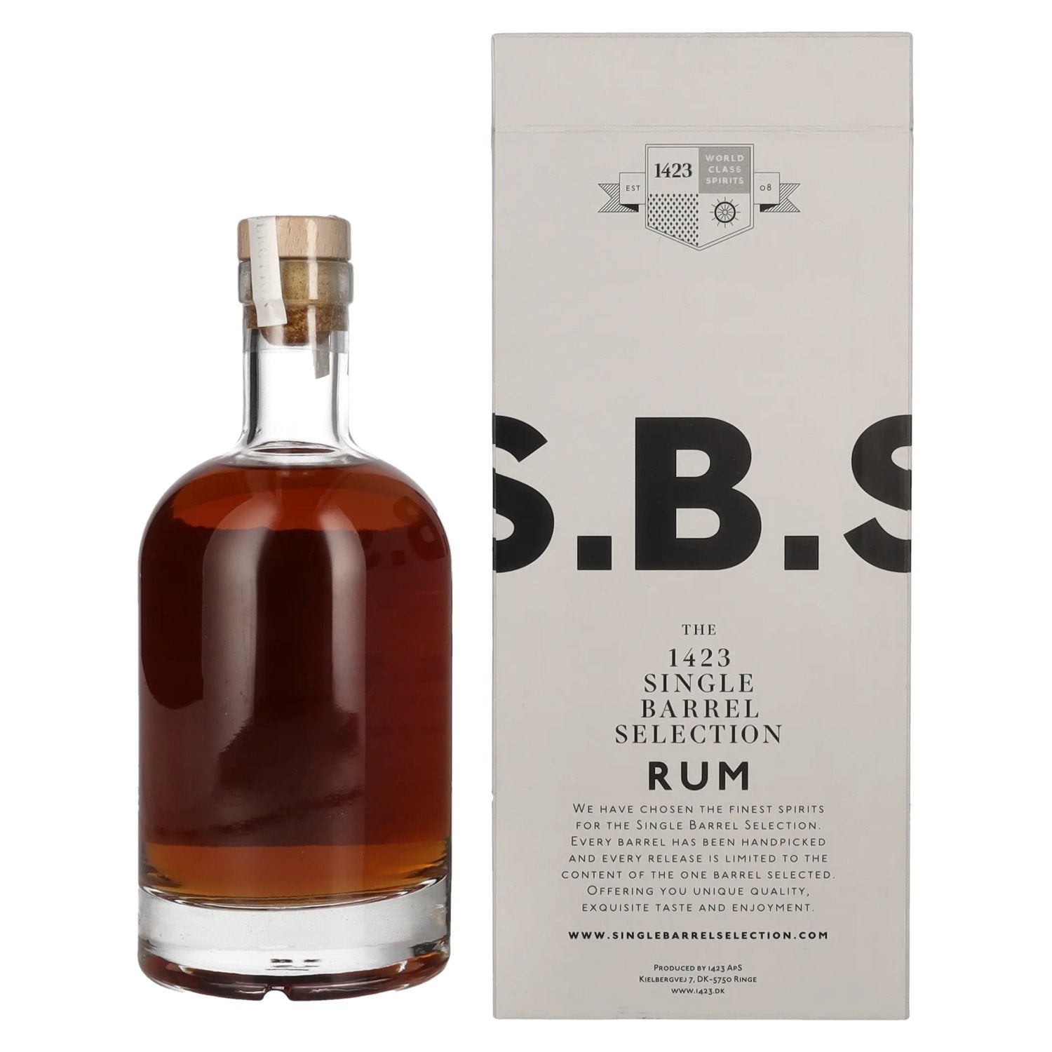 1423 S.B.S FIJI Rum Single Barrel Selection 2004 68,3% vol. 0,7l en boîte cadeau
