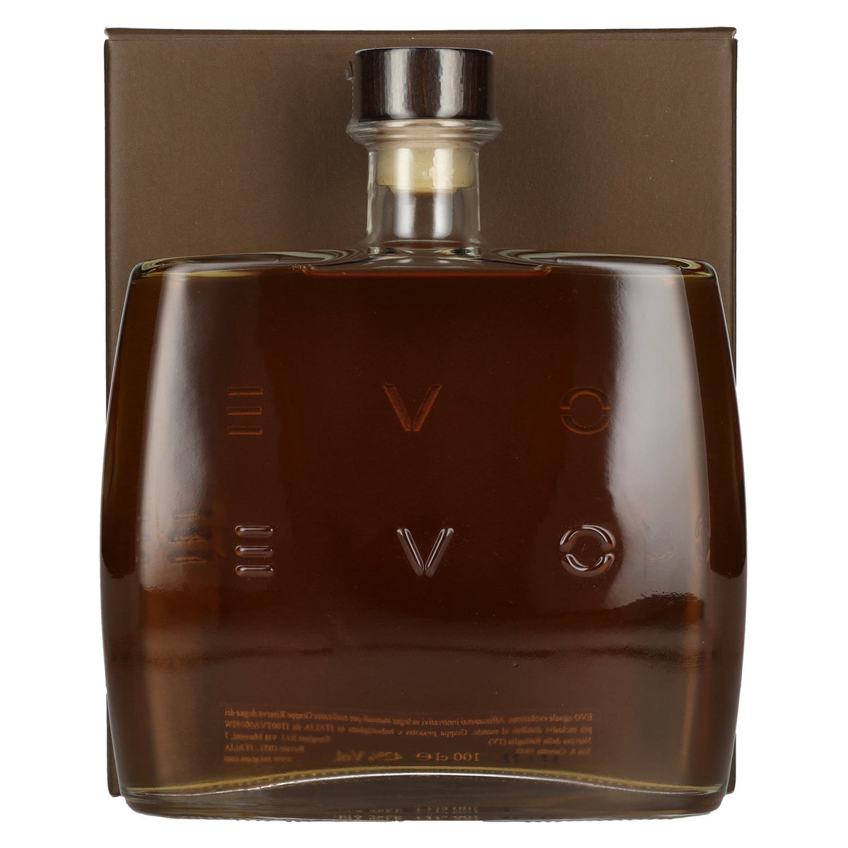 EVO Grappa Riserva 42% vol. 1l in a gift box