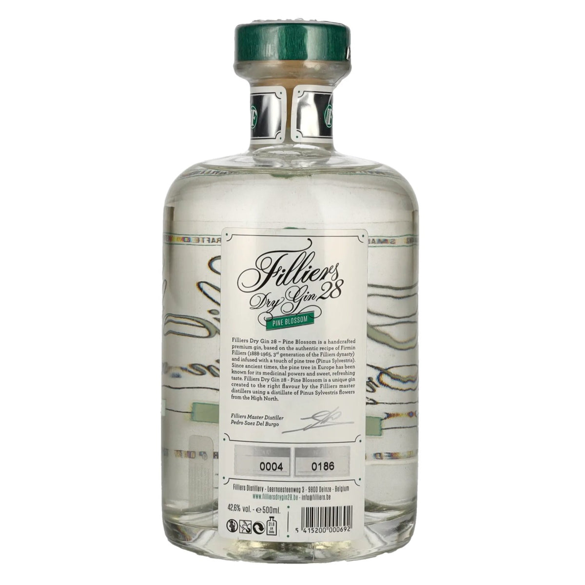 Filliers Dry Gin 28 PINE BLOSSOM 42,6% vol. 0,5 l