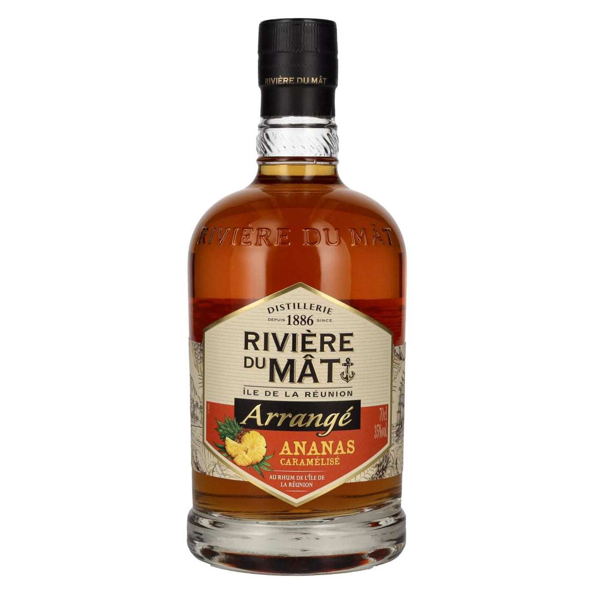 Rivière du Mât Arrangé Caramelised Pineapple 35% ABV 0.7l