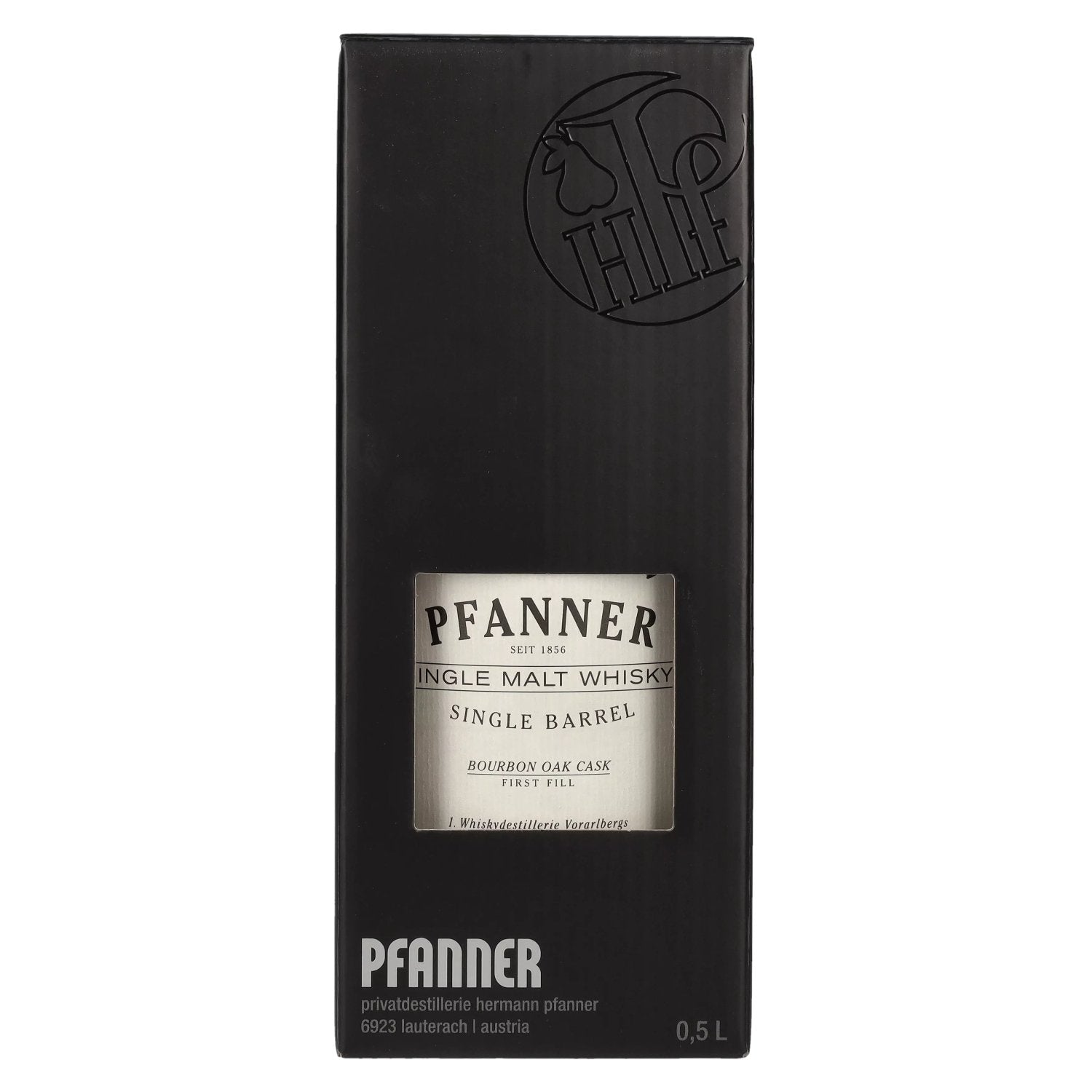 Pfanner Bourbon Oak Cask Single Malt Whisky 56,4% Vol. 0,5l in Geschenkbox