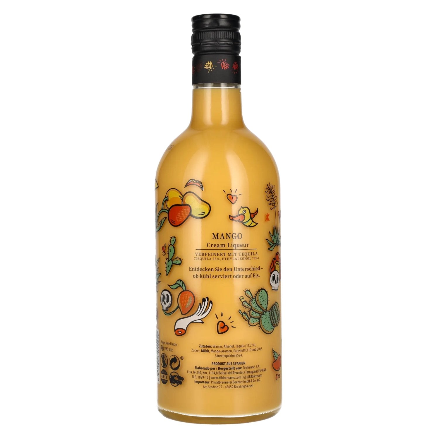 Liqueur de crème de mangue Kilda 17% vol. 0,7l