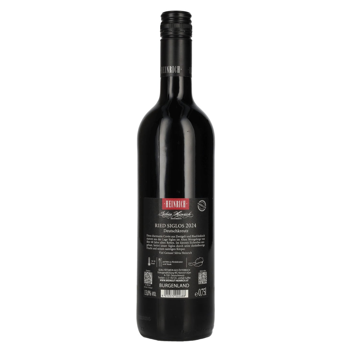 Heinrich Ried Siglos 2024 13% ABV 0.75 l