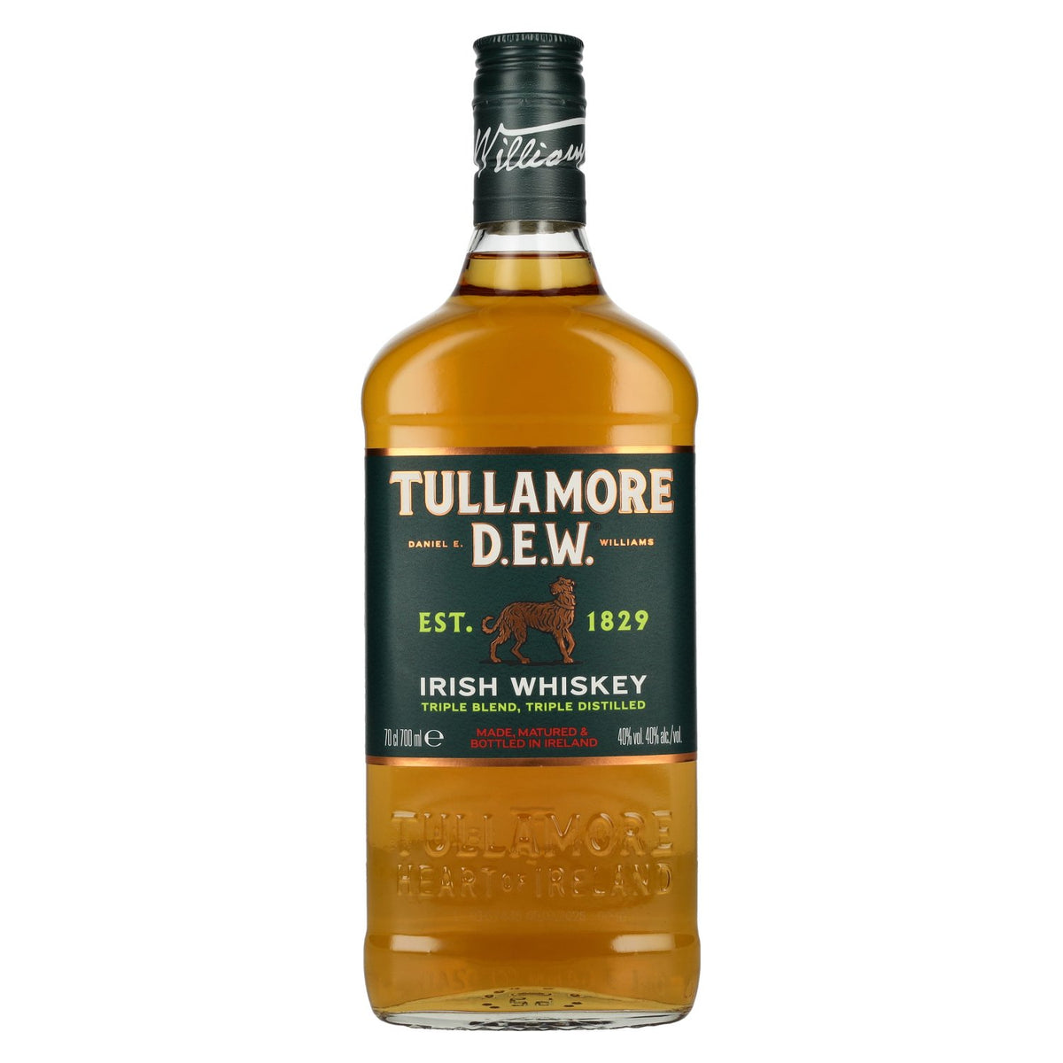 Tullamore D.E.W. Irish Whiskey SQUARE 40% ABV 0.7l