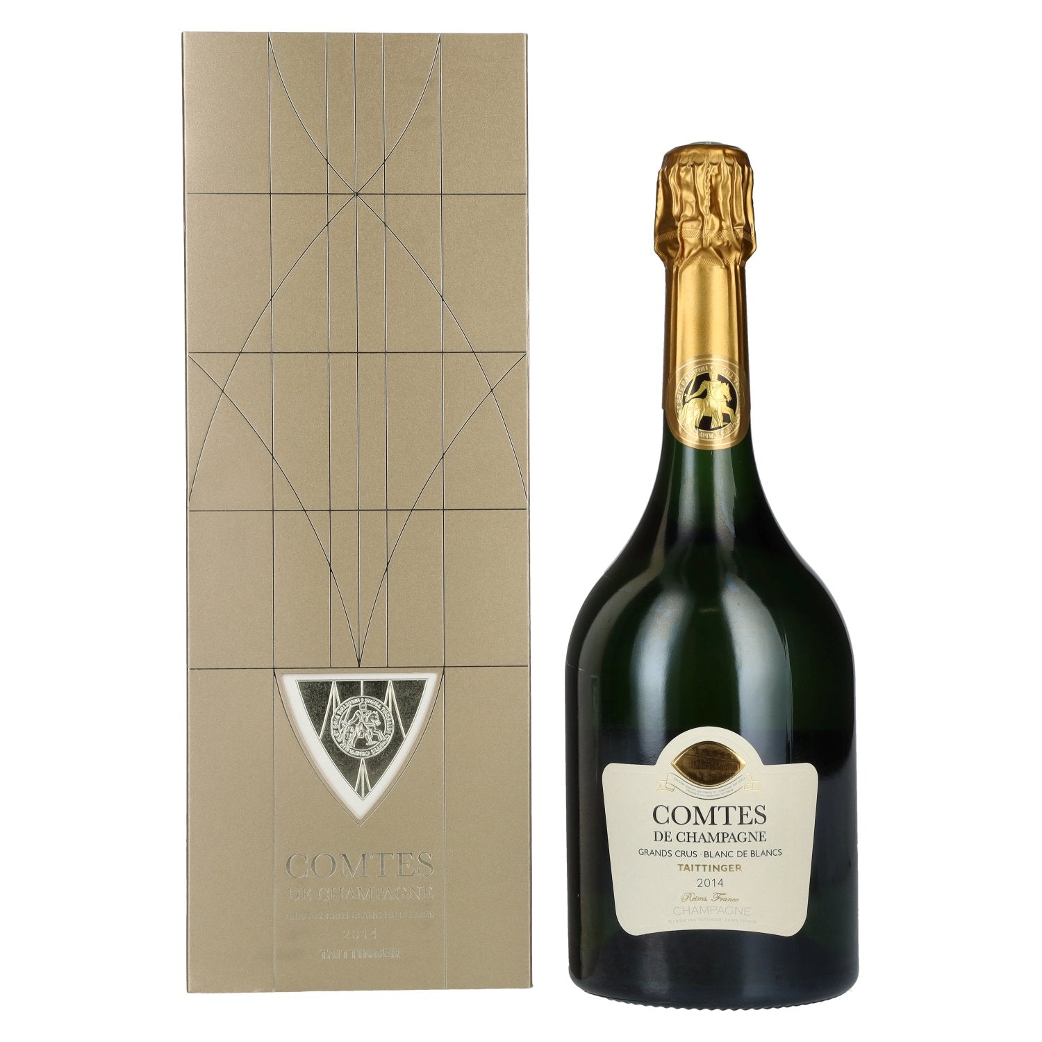 Taittinger COMTES DE CHAMPAGNE Blanc de Blancs Brut 2014 12,5% Vol. 0,75l in Geschenkbox