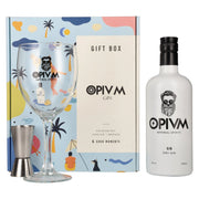 OPIVM Imperial Spirits Dry Gin 40% vol. 0,7 l in geschenkverpakking met glas en maatbeker