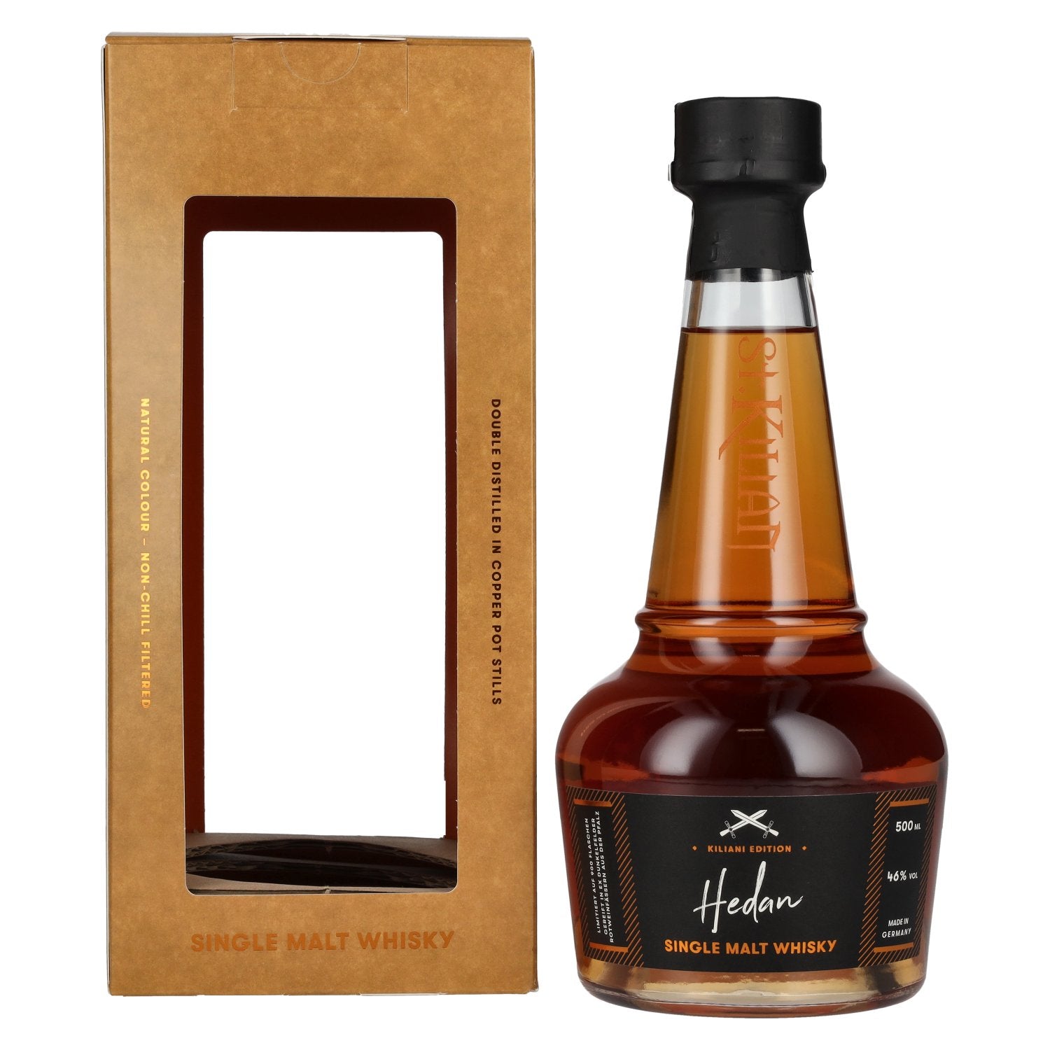 St. Kilian Kiliani Edition HEDAN Single Malt Whisky 46% Vol. 0,5l en boîte cadeau