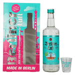 Berliner Luft DER FRISCHE peppermint liqueur 18% vol. 0.7 l in a gift box with 2 glasses