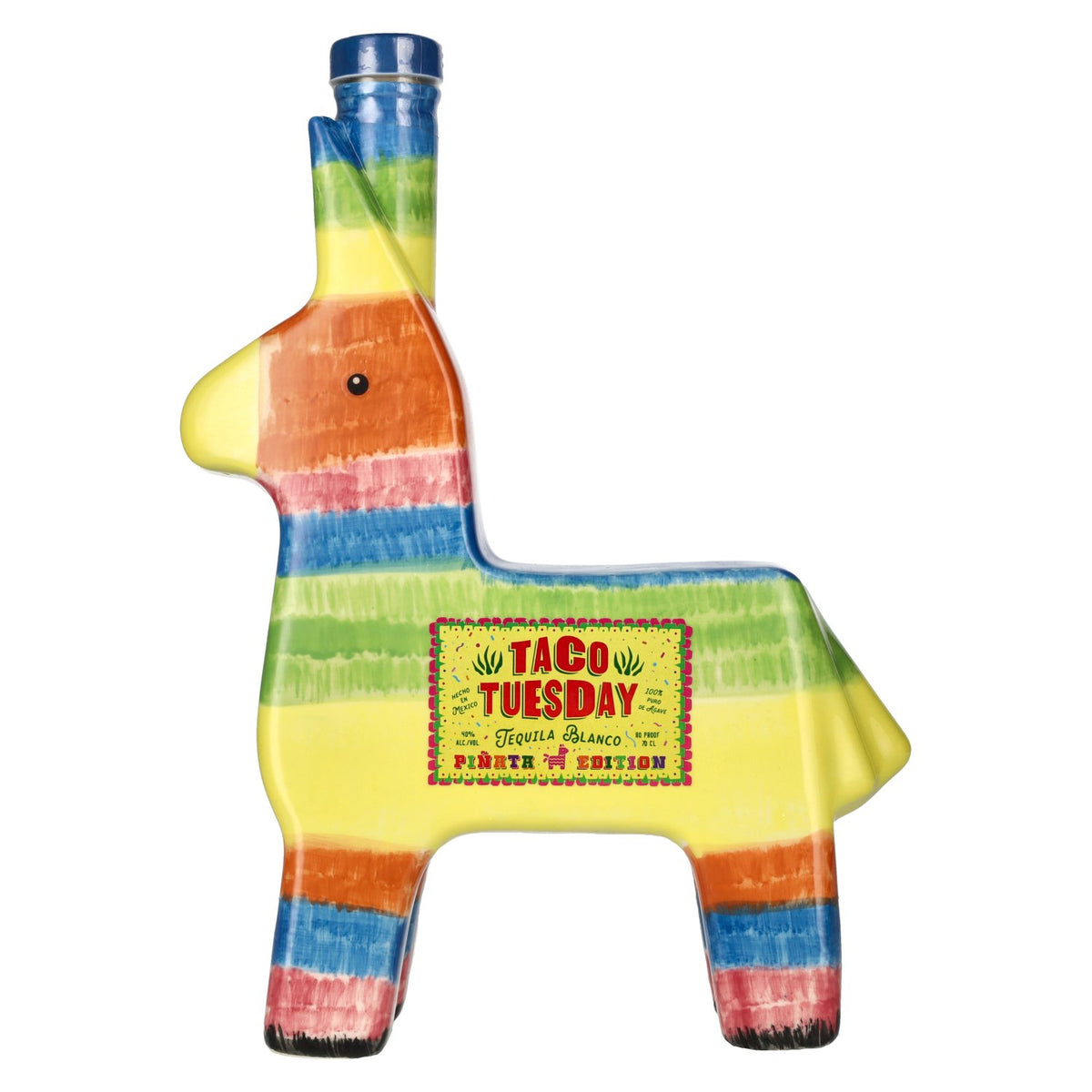 Taco Tuesday Tequila Blanco 100% Agave Edición PIÑATA 40% ABV 0.7l