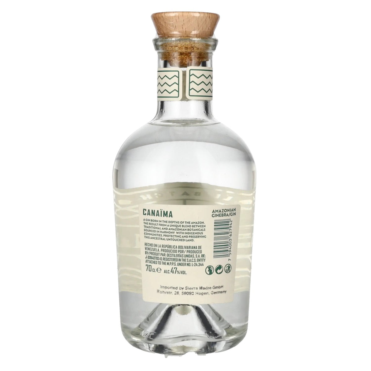 Canaïma Small Batch Gin 47% ABV 0.7l
