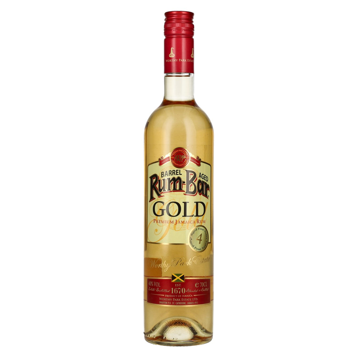 Rum-Bar Worthy Park Estate GOLD Jamaica Rum 40% vol. 0,7 l
