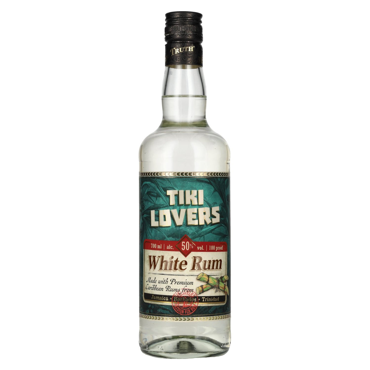 Tiki Lovers Rum – Finest Caribbean Rum, 50% vol., 0.7 l