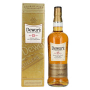 Whisky écossais blended Dewar's 15 ans d'âge, 40 % vol., 0,7 l, dans un coffret cadeau