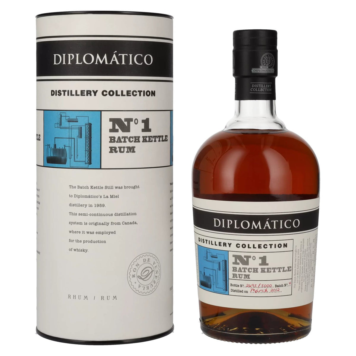 Diplomático Distillery Collection No. 1 BATCH KETTLE Rum 47% vol. 0.7 l in a gift box
