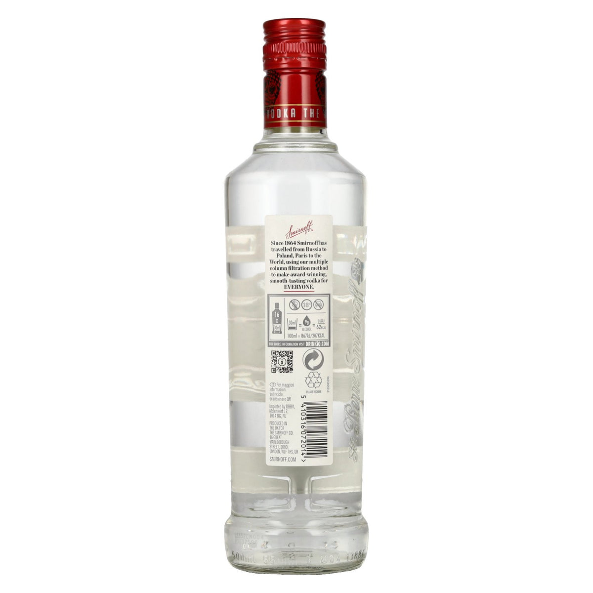 Smirnoff No. 21 Vodka 37,5% Vol. 0,5l