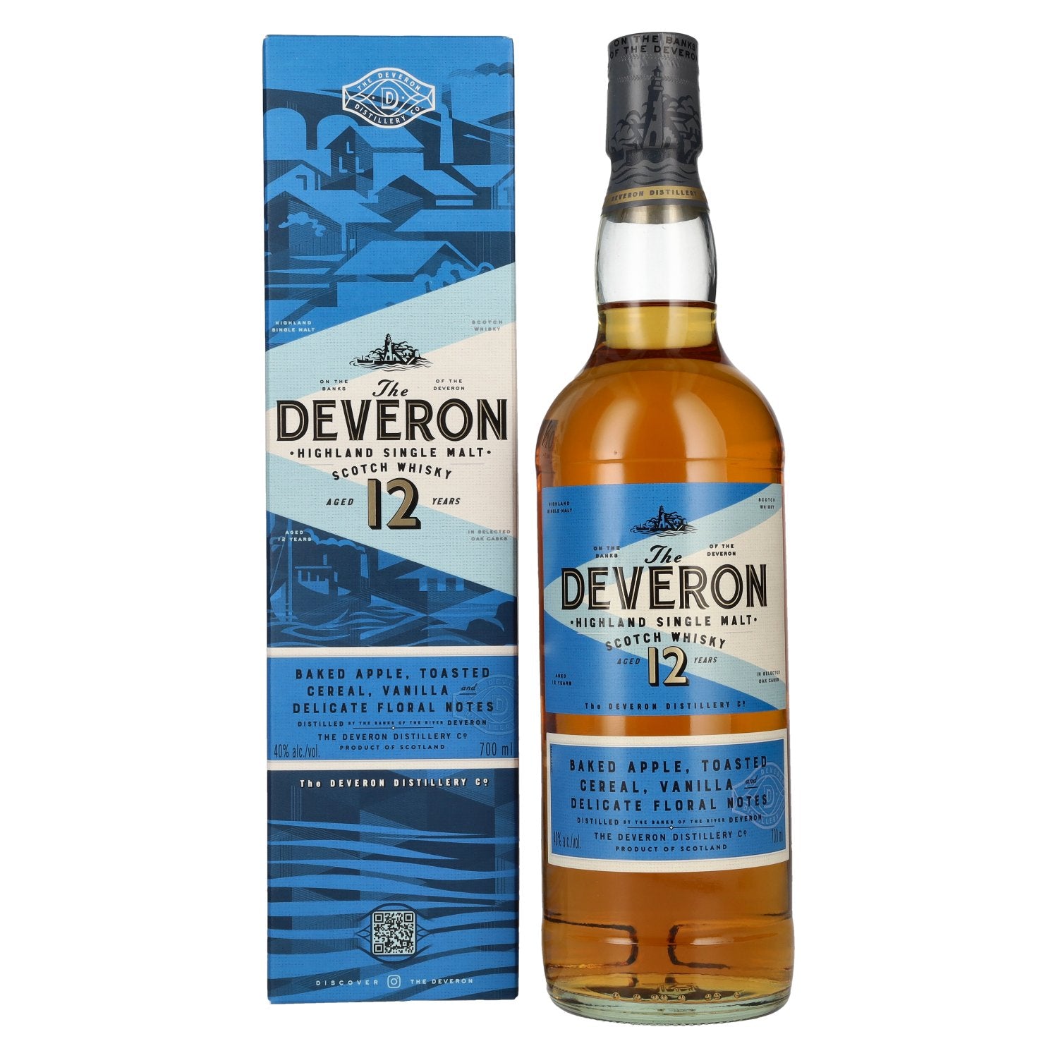 The Deveron 12 Years Old Highland Single Malt 40% Vol. 0,7l in geschenkverpakking