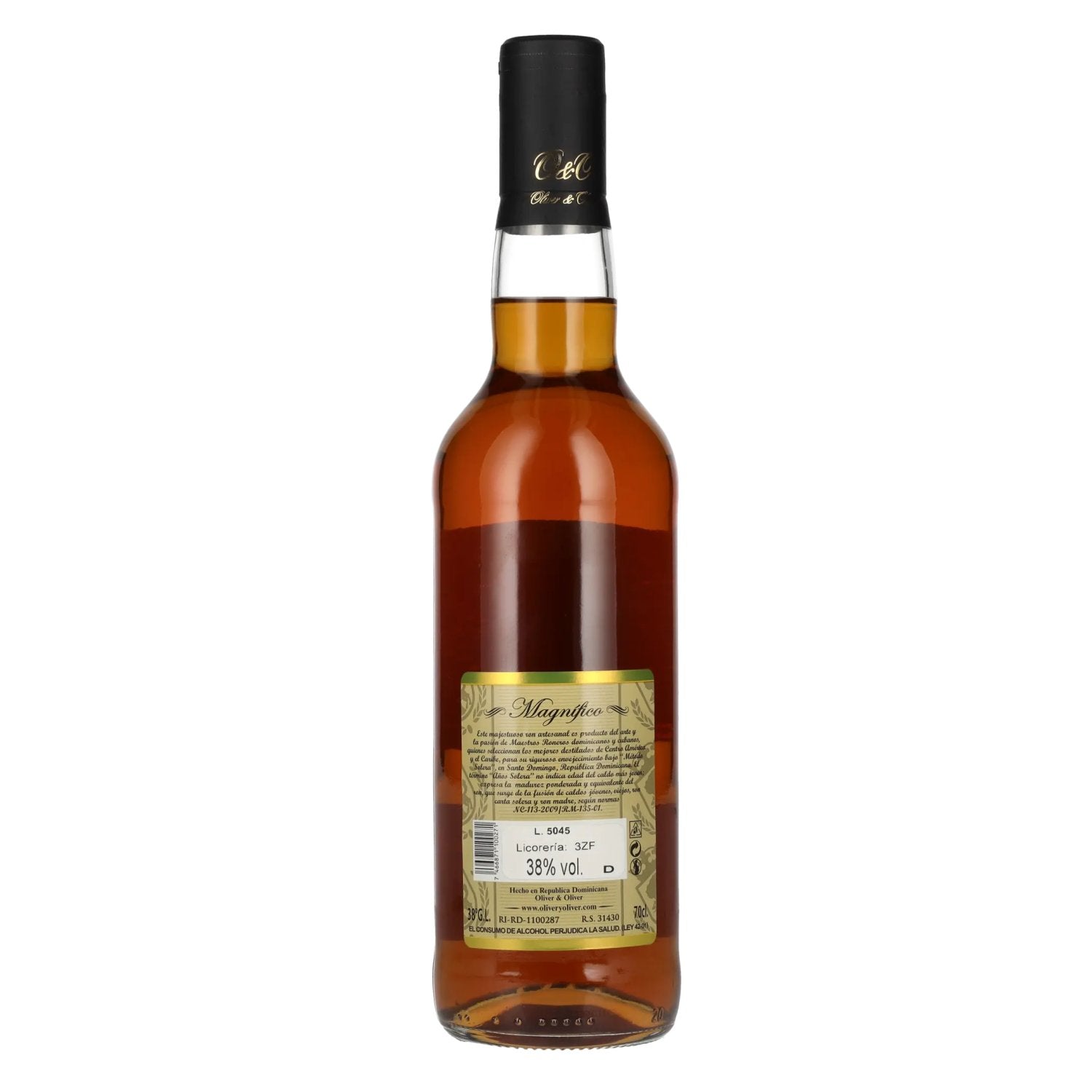 Ron Cubaney MAGNIFICO 12 Años Solera 38% Vol. 0,7l