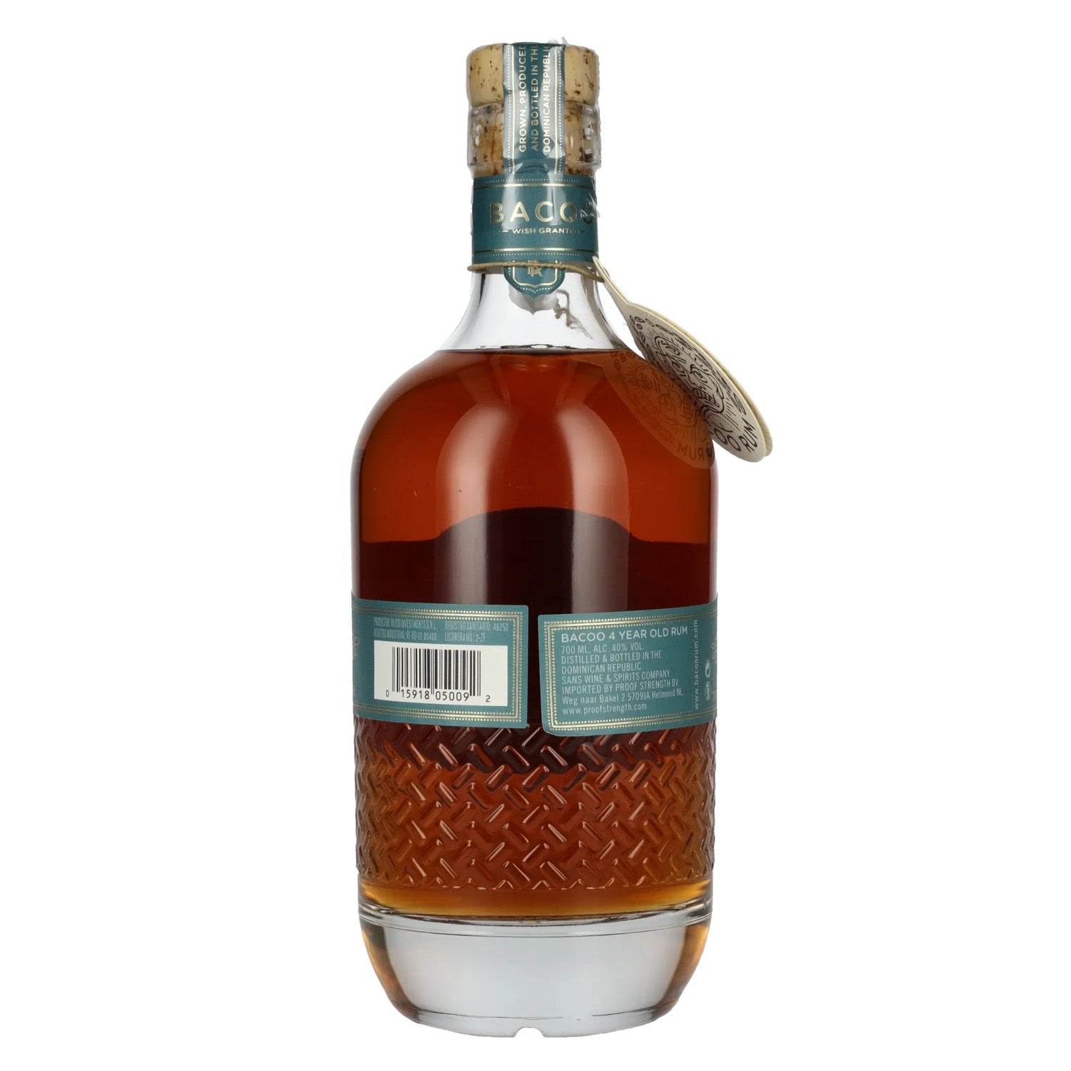 Bacoo 4 Jaar Oude Rum 40% Vol. 0,7l