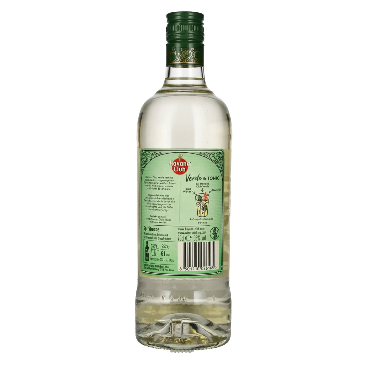 Havana Club VERDE Rum 35% Vol. 0,7l