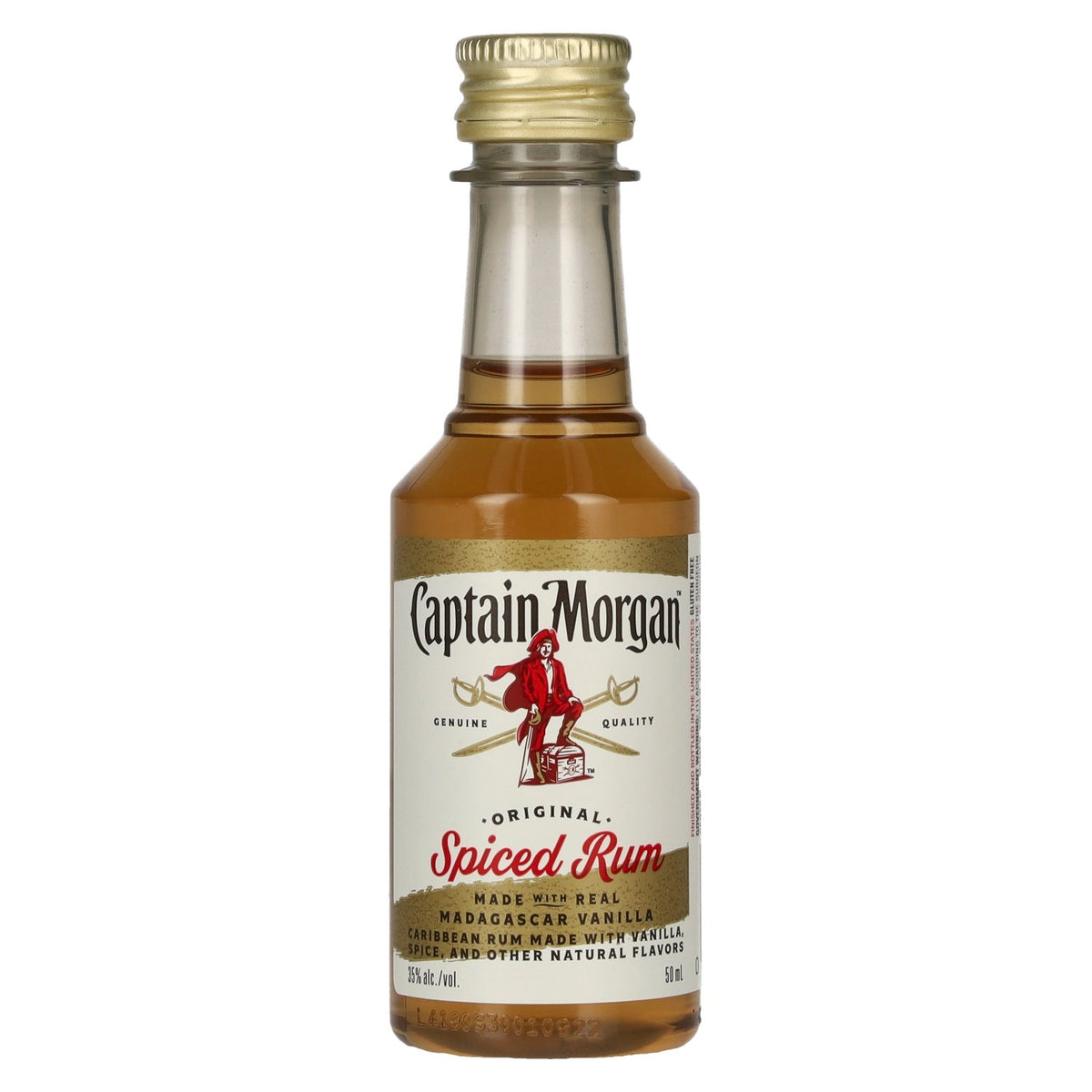 Captain Morgan Original Spiced Gold Spirit Drink 35% vol. 0,05 l PET
