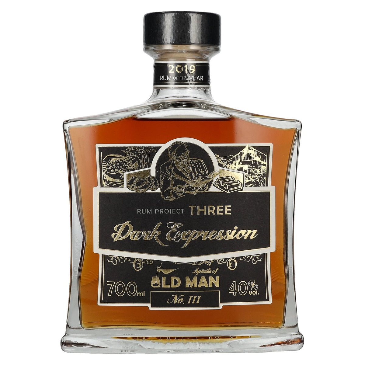 Old Man Rum Project THREE Dark Expression 40% vol. 0,7 l