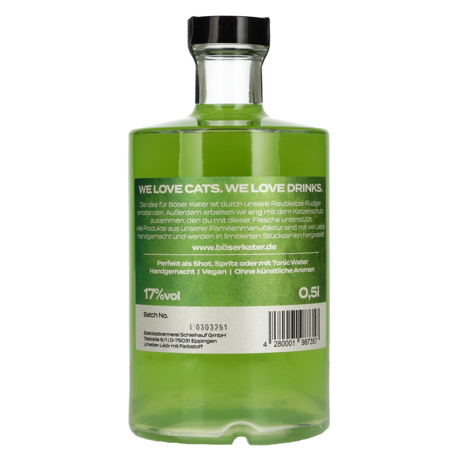 Böser Kater Juicy Lime Liqueur 17% Vol. 0,5l