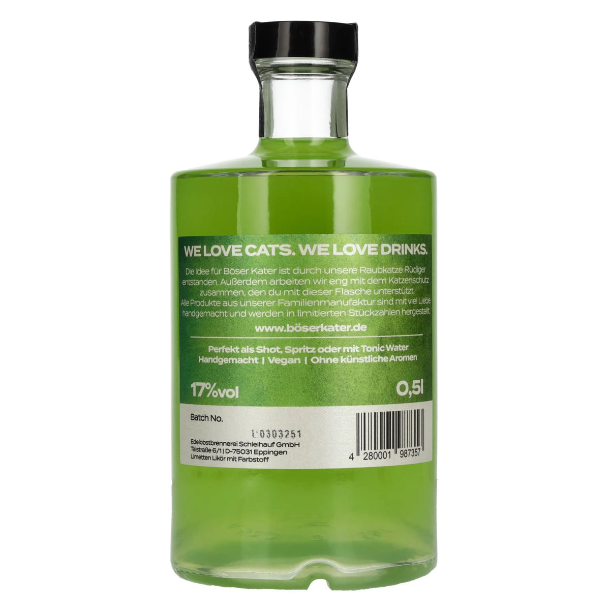 Böser Kater Juicy Lime Liqueur 17% vol. 0.5l