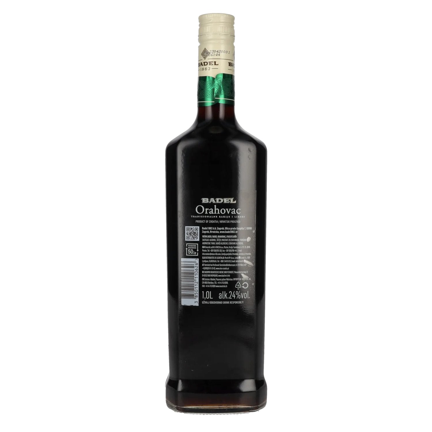 Badel Orahovac Traditionele Groene Walnoot Likeur 24% Vol. 1l