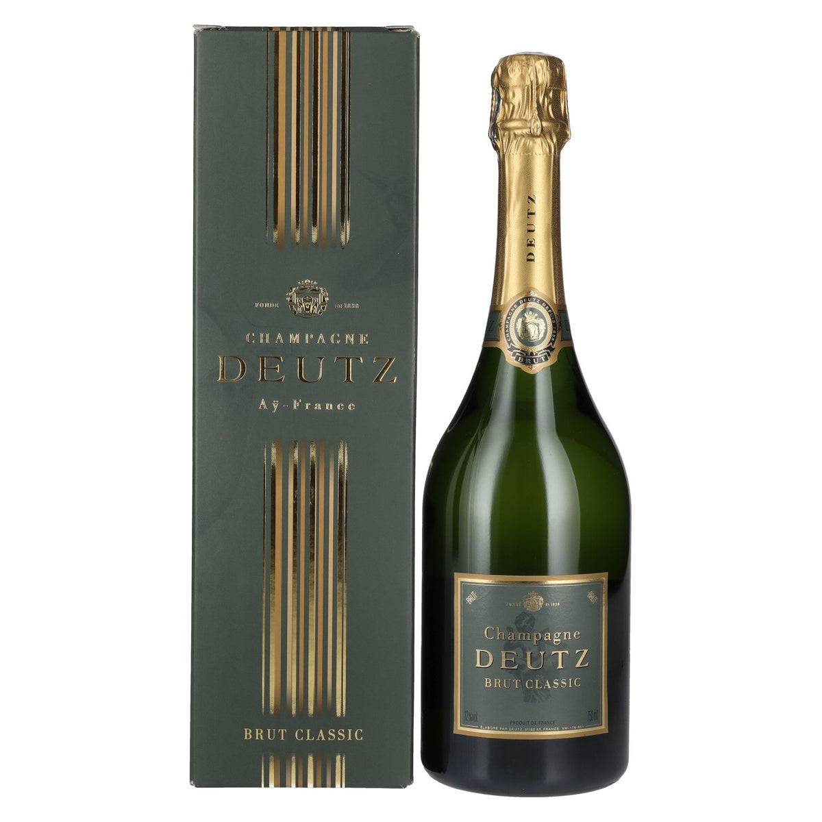 Champagne Deutz Classic Brut 12% vol. 0,75 l in geschenkverpakking