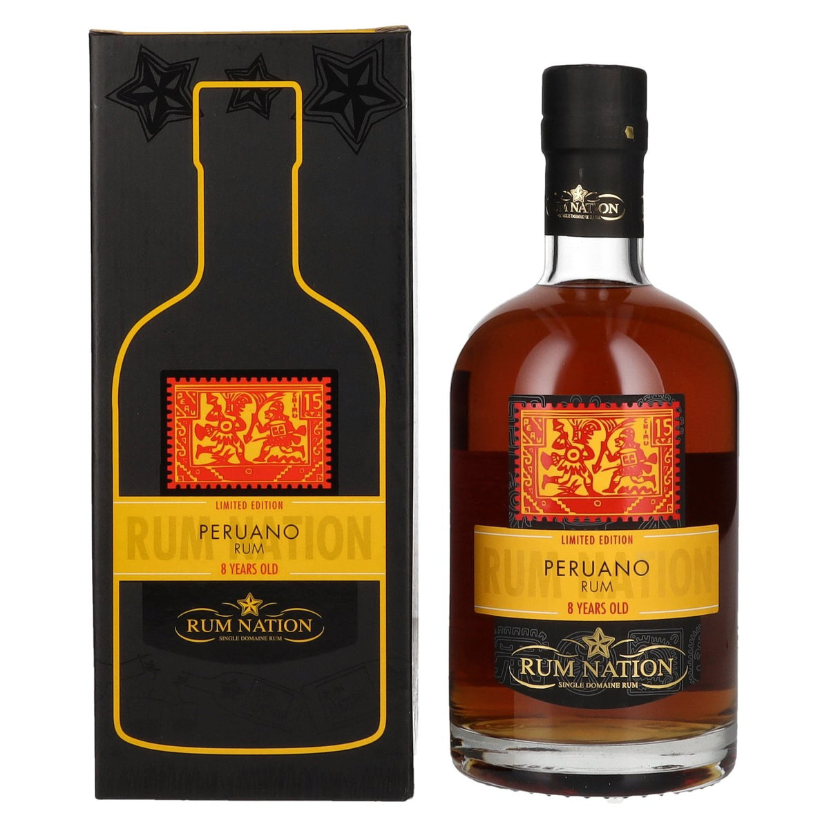 Rum Nation Peruano 8 Years Old Rum Limited Edition 42% vol. 0,7 l in geschenkverpakking