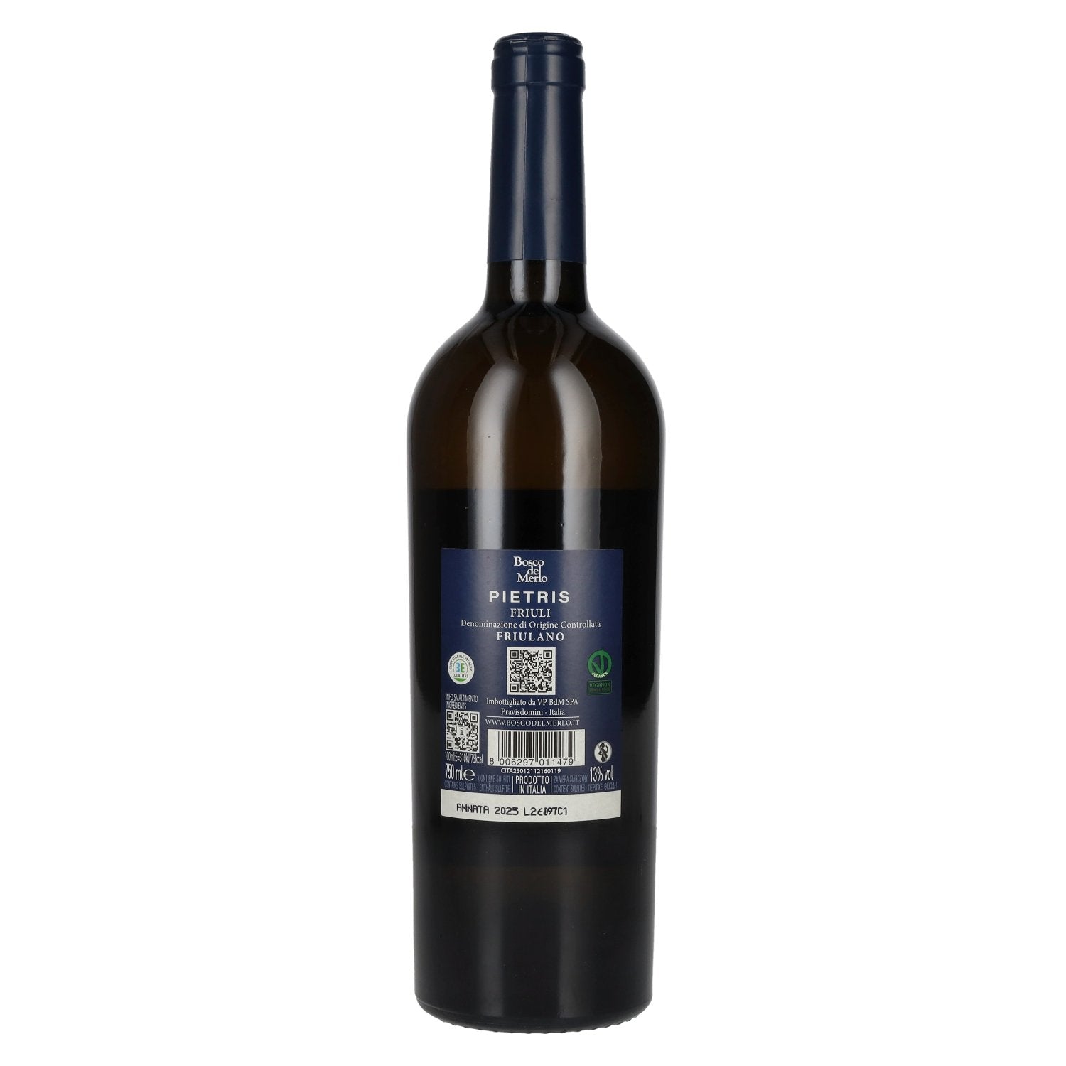 Bosco del Merlo PIETRIS Friulano Friuli DOC 2024 13% Vol. 0,75l