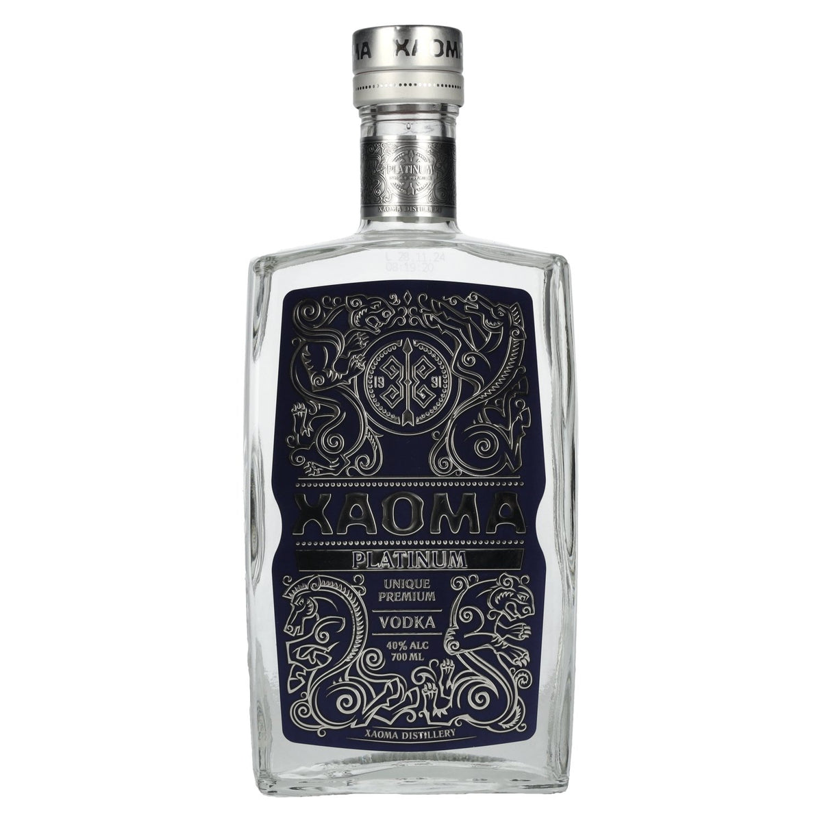 Xaoma Platinum Premium Vodka 40% ABV 0.7l
