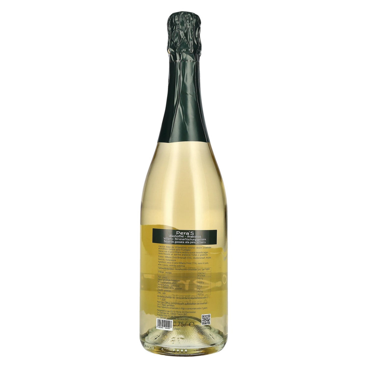 Roner Pera's alcoholvrije Williams Christ 0,75 l